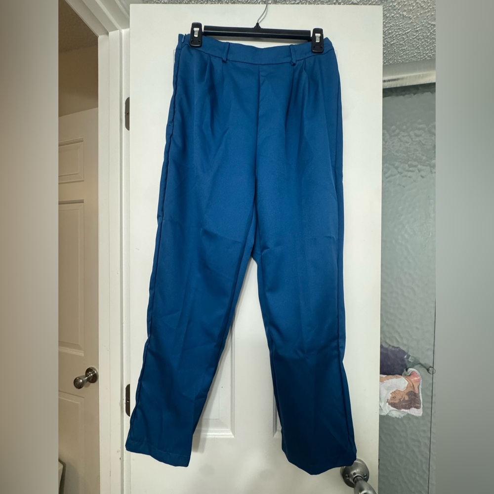 Women Blue Slacks